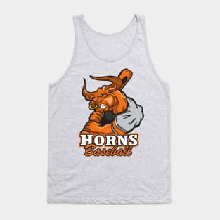 Horns Baseball Tank Top